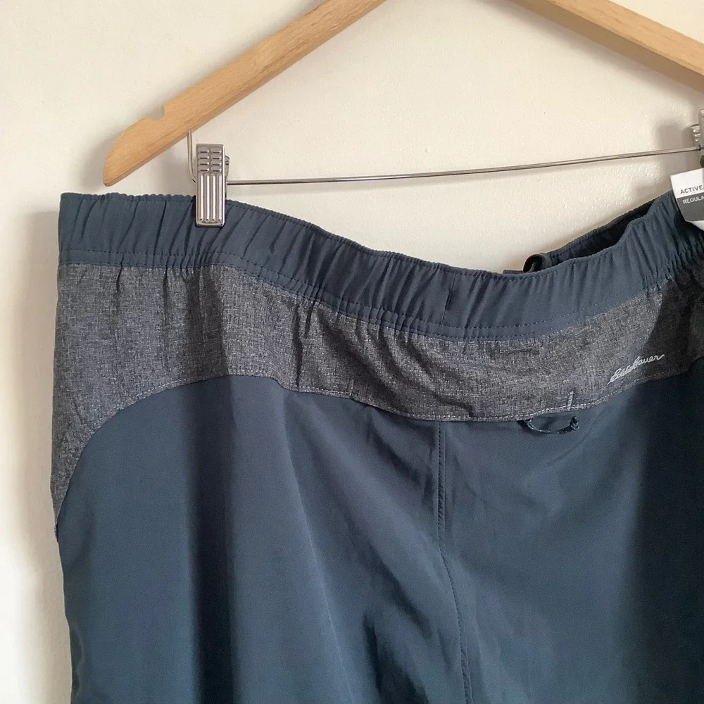 Eddie Bauer Mens Resonance Training Pants Storm Gray XXL Joggers 081-0024